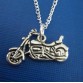 10pcs Fashion Vintage Silver "Harley Motorcycle " Charms Pendants Statement Collar Choker Long Chain Necklaces For Women Men
