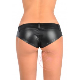 1PCS PU High Cut MINI Shorts Faux Leather Booty Shorts Micro Mini Jeans Cheeky Bikini Hot Short Pants Bottom Short FX1052