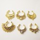 1 Piece Gold Crystal Nose Ring Fake septum rings Piercing Body Jewelry  Nose Hoop Clicker  Septum Body Jewelry For Women