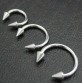 2Piece Body Piercing Jewelry Stainless steel Nostril Nose Ring Spike BCR ring 16G CBR Circular Barbells Horseshoe Lip Ring32324891370