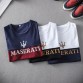 Direct Selling Casual 3 Color Luxury Car Logo Pattern Homme T-shirt Real Cotton High Quality Men T Shirt Plus Size M-5xl 