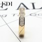 EDI European Countess 18K Yellow Gold Ring For Couple Noble Temperament Real Diamond Wedding Engagement Ring For Women Jewelry