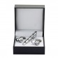 High quality tie clip Cufflinks Gift Set 13 styles to choose men tie shirt Cufflinks Tie Clip Wedding Jewelry Box32791695316