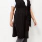 Kissmilk Plus Size Women New Fashion Big Large Size Sleeveless Solid Black V-neck Wrap Dress Slim Dress 3XL-6XL32719401435