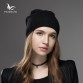 Mosnow 2016 New Solid Wool Winter Hats For Women Asymmetrical Knitted Vogue Brand Casual Warm Hat Female Skullies Beanies