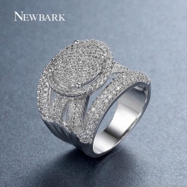 NEWBARK New Arrival Exquisite Unique Jewelry Ring Victoria Antique High Quality Silver Color Sun Round Design Ring for Lady