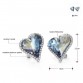 Neoglory Austria Crystal & Auden Rhinestone Stud Earrings Romantic Love Heart Design Alloy Platinum Plated For Sale Elegant Gift2006741928