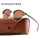 New Polarized Round Sunglasses Mens Womens Brand Designer Club Round Glasses Classic Sun glasses Driving Semi Rimless Eyewear