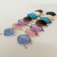 RSSELDN Newest Men Vintage Sunglasses Women Small Frame 2017 Ocean Purple Pink Clear Blue Sun Glasses Metal Frame UV40032789854301