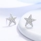 RUOYE Fashion star design stud earring crystal Full cover earring for women Platinum Plated Trendy jewelry 2017 New Arrivals32797488252