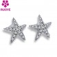 RUOYE Fashion star design stud earring crystal Full cover earring for women Platinum Plated Trendy jewelry 2017 New Arrivals32797488252