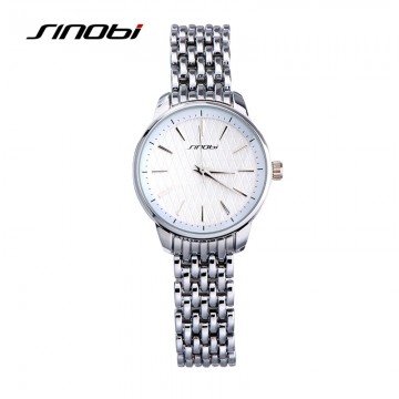 SINOBI Luxury Silver Watch Women Watches Waterproof Full Steel Watches Women&#39;s Watches Clock saat montre femme reloj mujer32617533989