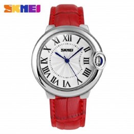 SKMEI Brand Luxury High quality Quartz Leather Wrist Bracelet Fashion Women Watch Ladies Wristwatch relojes mujer montre femme