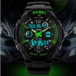 Skmei Brand Men's Sports Watch Fashion LED Digital Quartz Wristwatches Casual Shock Resistant Outdoor Military Watches New 2017