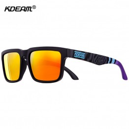 Sport Polarized Sunglasses Men Brand Designer Sunglass Mirrored UV400 Sun Glasses Women With All-purpose Box KDEAM CE